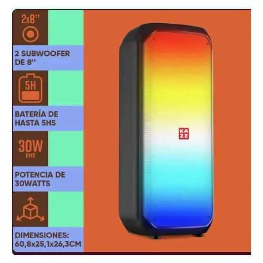 Parlante Portátil Kazz Rolf 30 Watts Bluetooth