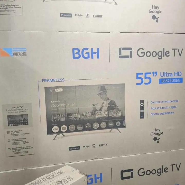 Smart TV BGH 55" google TV B5524US6G UHD