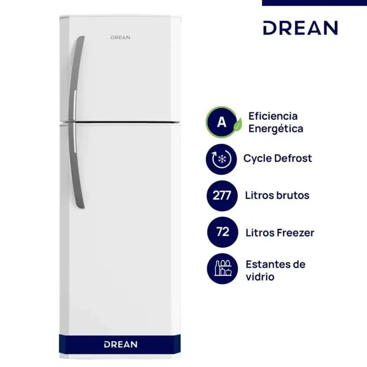 Heladera Drean HDR280 blanco 277LTs