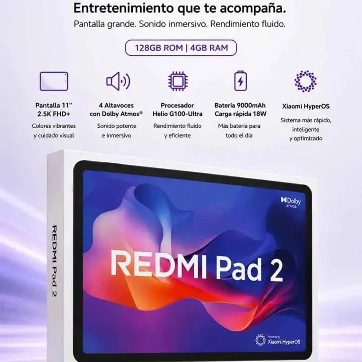 Regalo ideal para el dia del niño tablet Xiaomi Redmi pad 2