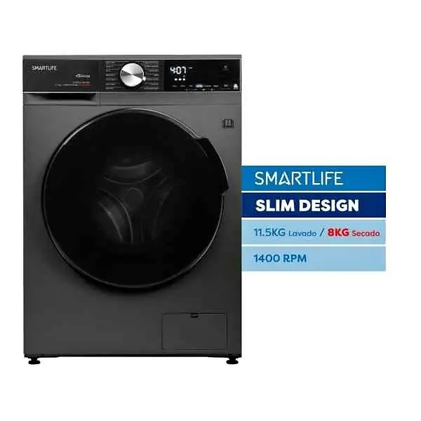 Lavasecarropas Smartlife 11.5KG 1400RPM silver WDI1181400G