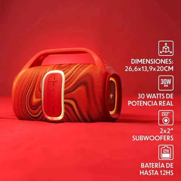Parlante portátil stromber grove 80W c/bateria