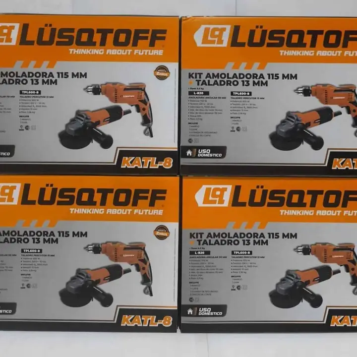 Kit KATL-8 lüsqtof amolador + taladro 720W