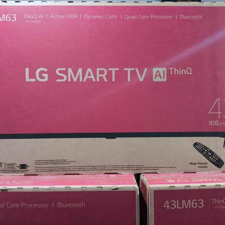 Smart TV LG 43" ai tinq full HD 43lm6350psb control mágico