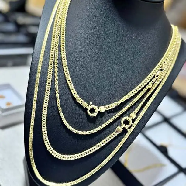 Cadenas enchapadas 18k
