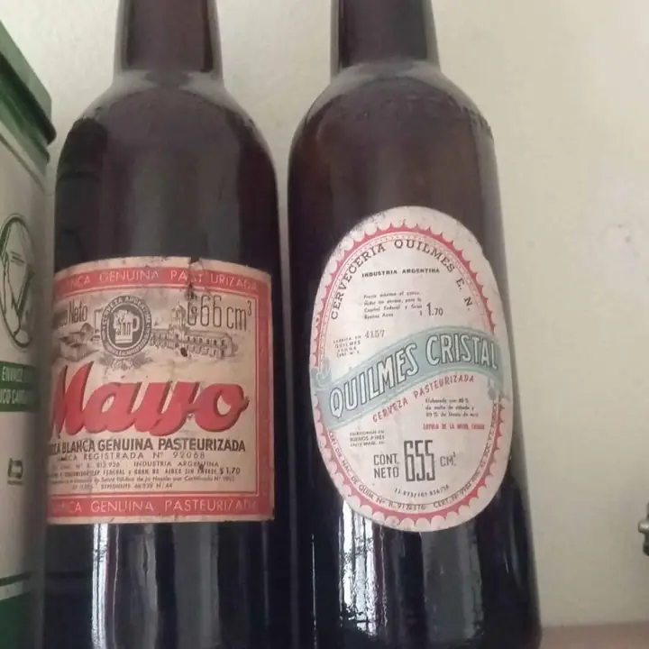 Botellas de cerveza 1955