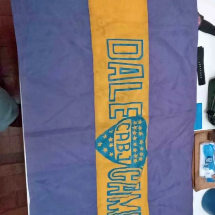 Bandera de boca firmada