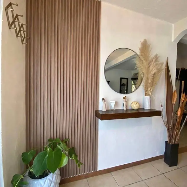 Wall clanding interior