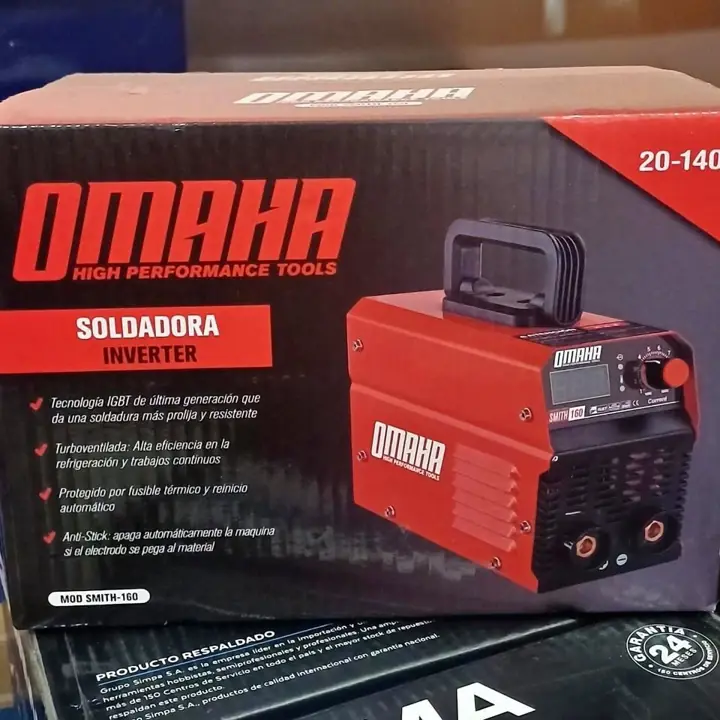 Soldadora 140 amp Omaha
