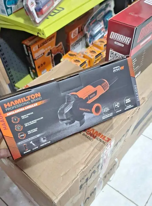 Amoladora angul D115 (4.1/2") 220V 850W HAA001 HAMILTON 62.000