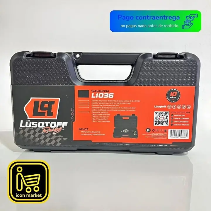 Vacuometro P-medicion de presión y vacío de autos LUSQTOFF