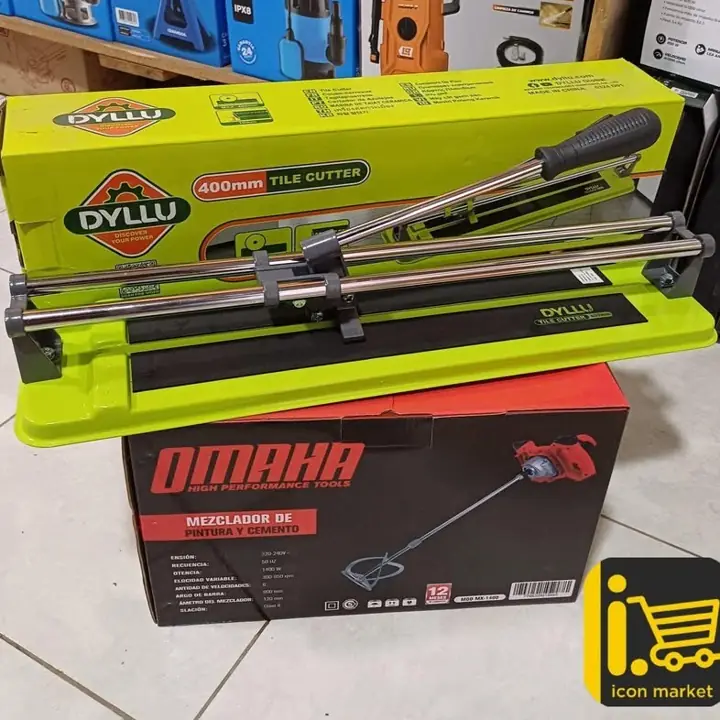Combo: Mezcladora Omaha 1400w + Cortadora de Cerámica 40mm Dyllu