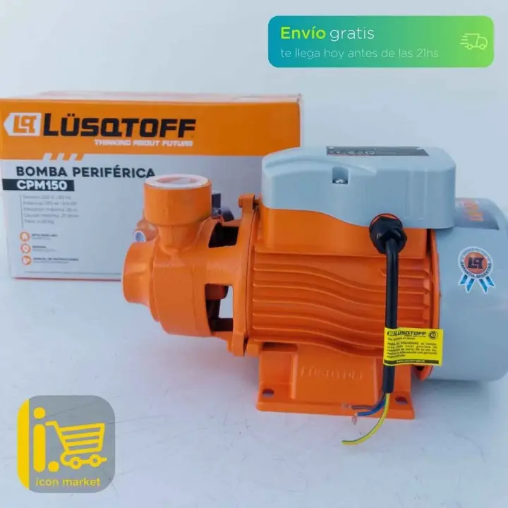 Bomba Periferica Elevadora Agua 1/2 Hp 370w