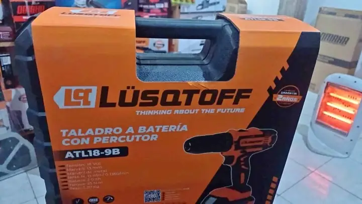 Taladro atornillador percutor inalambrico 13mm lusqtoff NUEVO 2 años garantía