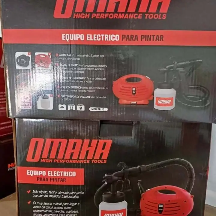 Equipo eléctrico para pintar 650w omaha