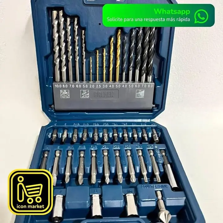 Juego de Mechas y Puntas Bremen 41 Piezas