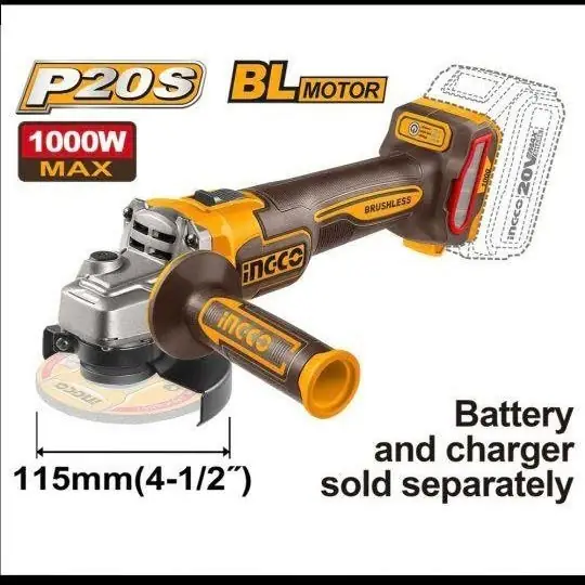 Amoladora 1000w inalámbrico ingco