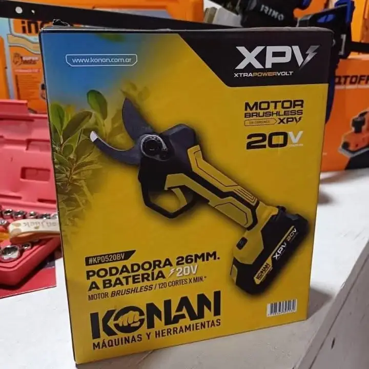 Tijera de poda a batería 20v 26mm