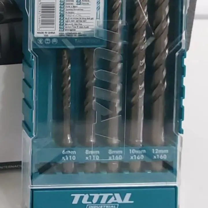 Combo taladro percutor 650w dyllu+ mechas de pared total