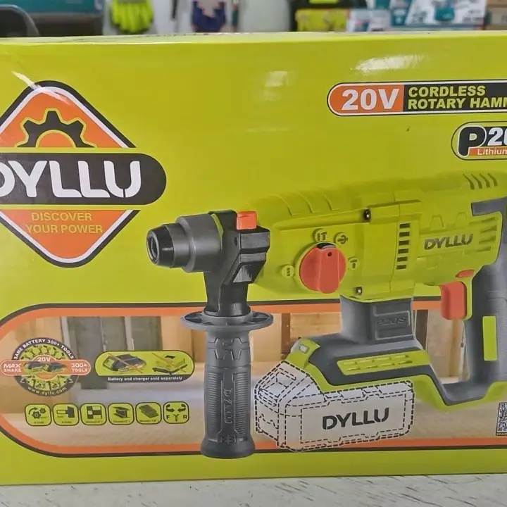 Rotomartillo inalámbrico 22mm dyllu solo sin batería ni cargador