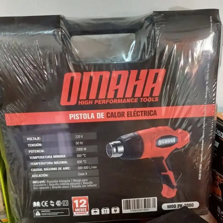 Pistola de calor 2000w omaha