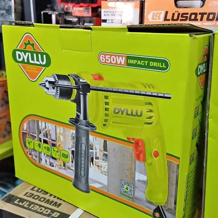 Taladro Percutor Eléctrico 650w Dyllu