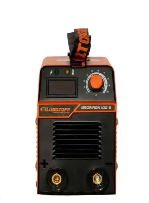 Soldadora Inverter Megairon 100-8 Lusqtoff display digital + Mascara fotosensible