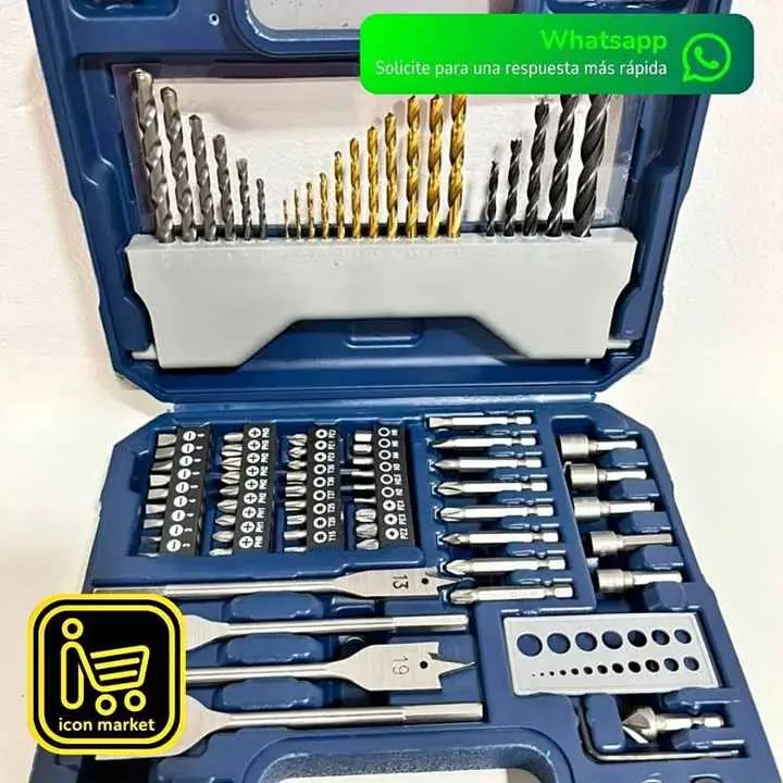 Juego de mechas y puntas bremen 82piezas cod7726