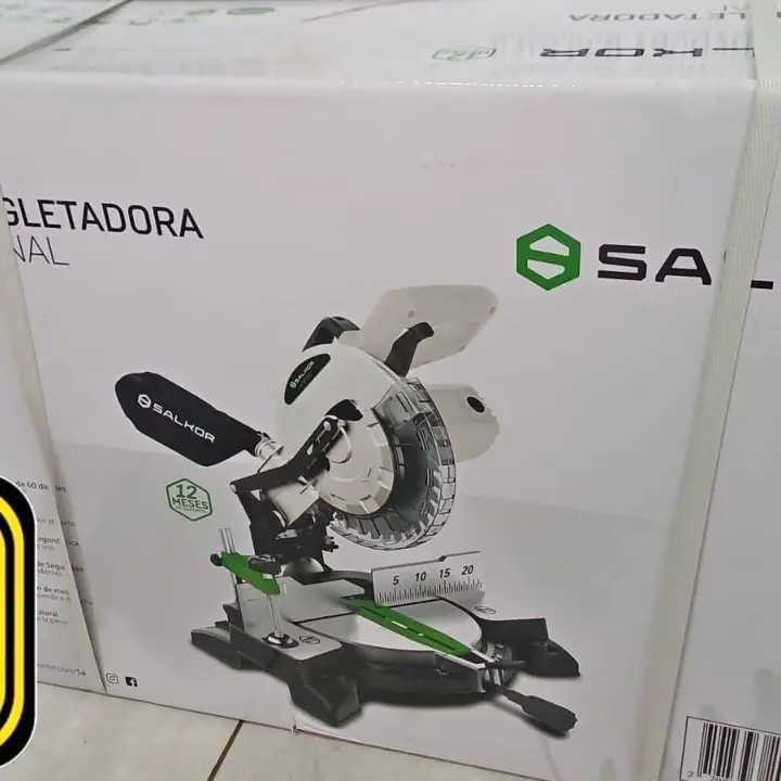 Sierra Inglaterra 2200w 5000rmp 255mm guia láser salkor