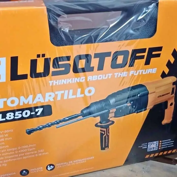 Rotomartillo taladro percutor 850w lusqtoff