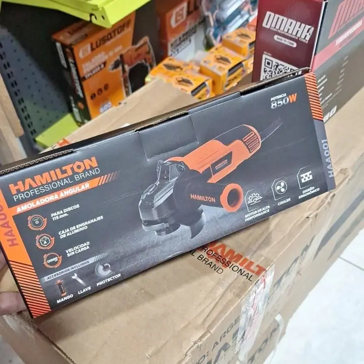 Amoladora angular 850w Hamilton