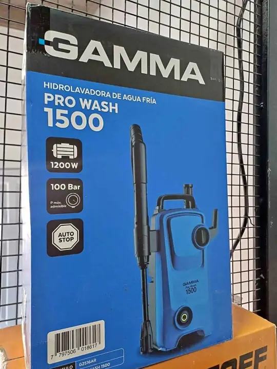 Hidrolavadora 1200w 100bar GAMMA 105.000