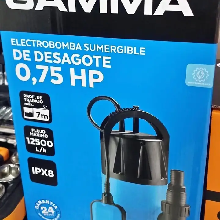 Bomba sumergible 0.75 HP gamma