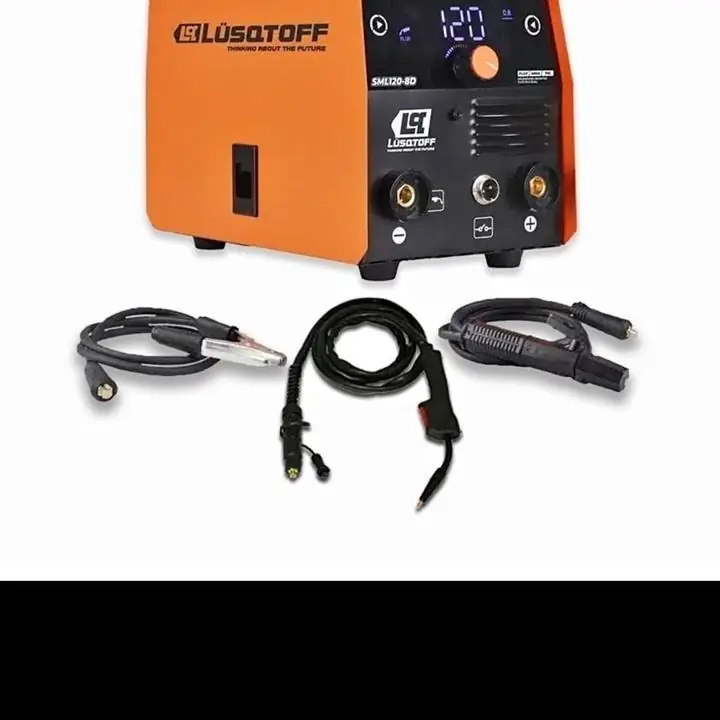 Soldadora MIG Mma 120amp lusqtoff solo sin careta ni escuadra