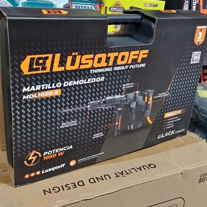 Martillo demoledor 1050w lusqtoff serie black