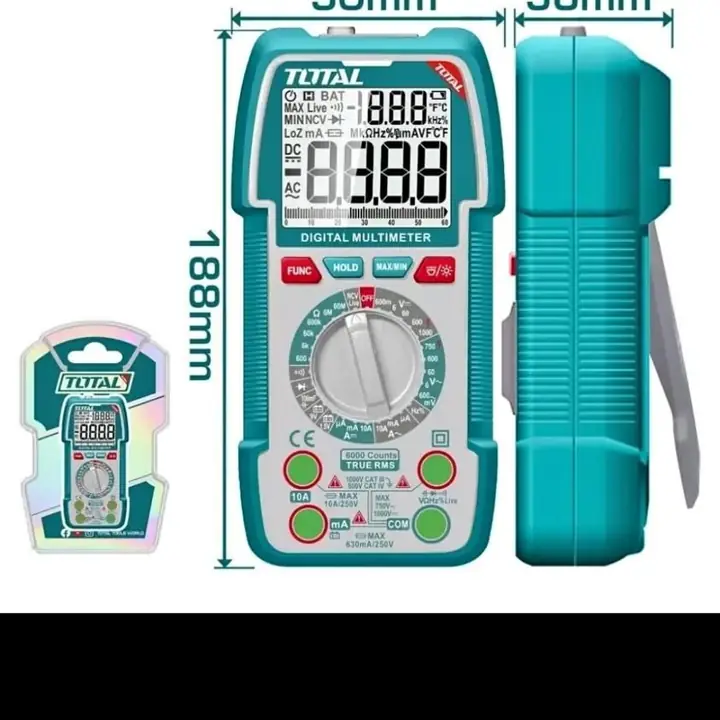 Tester digital 1000V 10A 6000 cuenca total