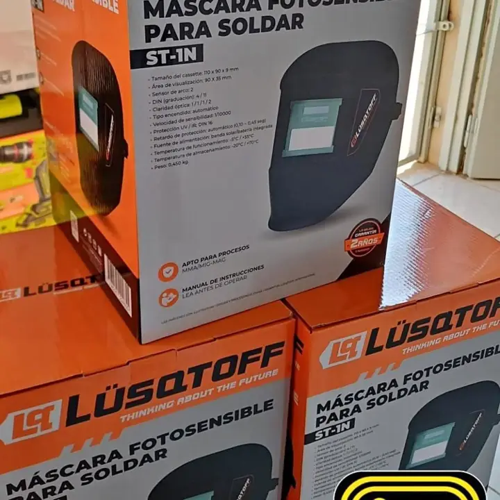 Máscara Fotosensible para Soldar LUSQTOFF