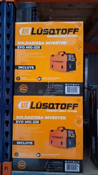 Soldadora mig con/sin gas inverter mma-mig dual