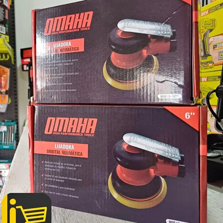 Lijadora Neumatica Rotoorbital 152mm Omaha. 60.000