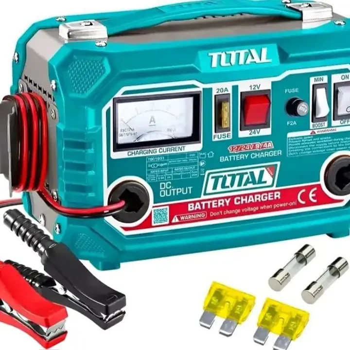 Cargador de Bateria de Auto Moto Camion 12/24v 12a Total