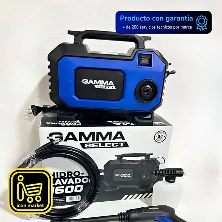 Hidrolavadora 130bar 1600w gamma