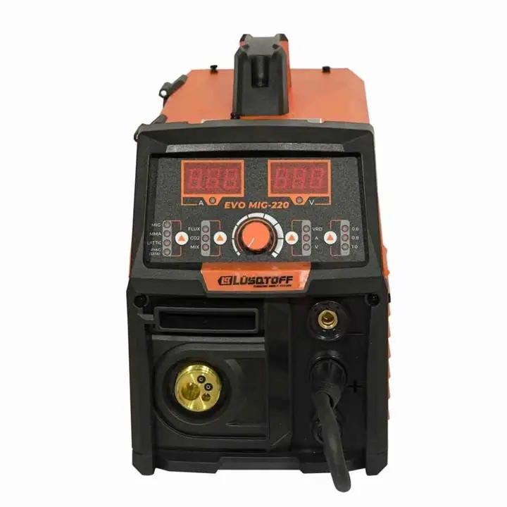 Soldadora inverter mma-mig dual EVOMIG-220 200A con display