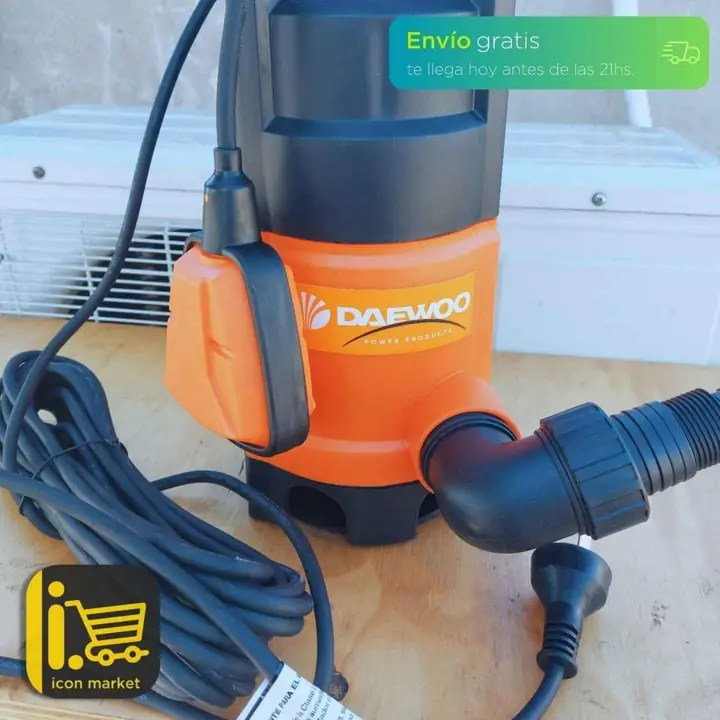 Bomba Sumergible Desagote Agua Sucia Limpia 1 Hp 750w