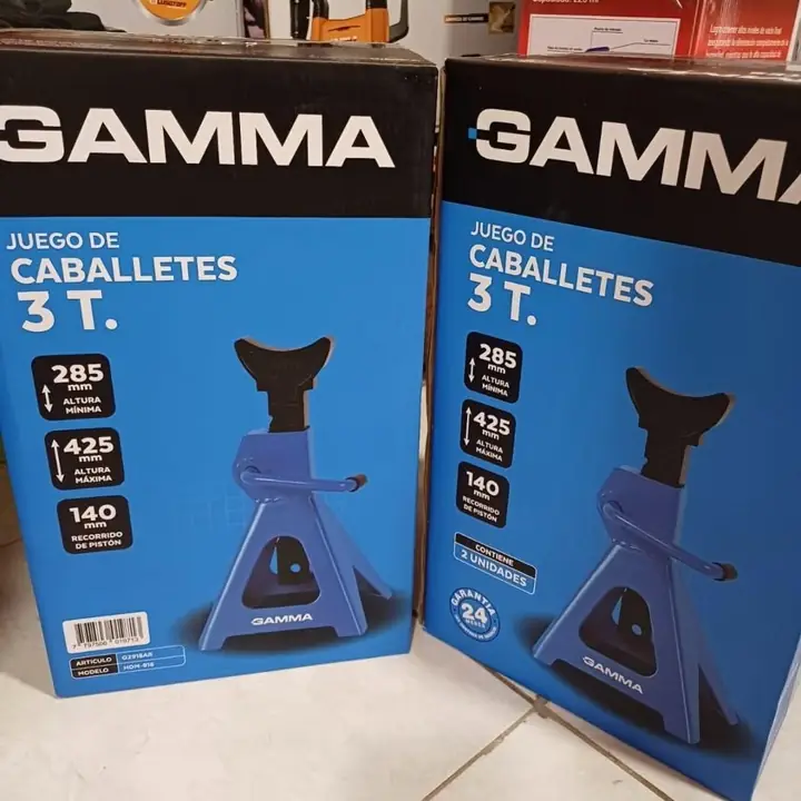 Caballetes 3 toneladas gamma
