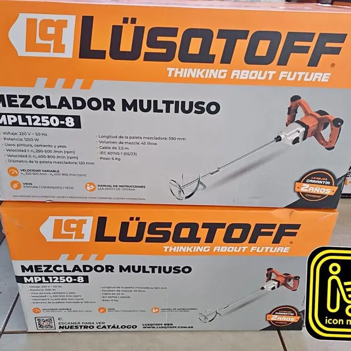 Mezcladora 1250w lusqtoff