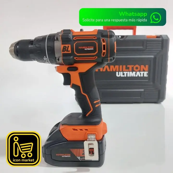 Taladro Percutor Brushless 13mm 20volt 4a Hamilton Blt111