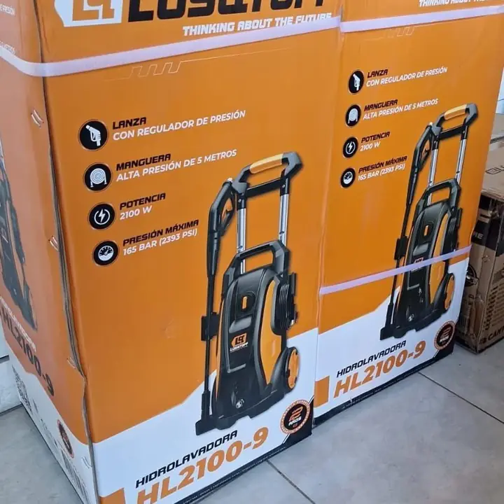 Hidrolavadora 165Bar 2100W 7,2L/min depósito detergente incorporado 220V HL2100-9 LUSQTOFF