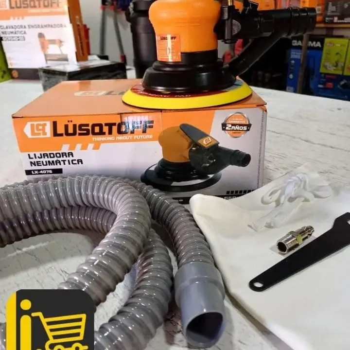 Lijadora órbital neumática 152 mm lusqtoff