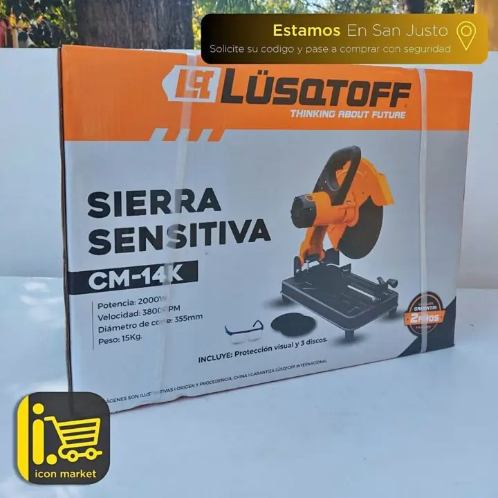 Sierra sensitiva 350mm cm14 lusqtoff