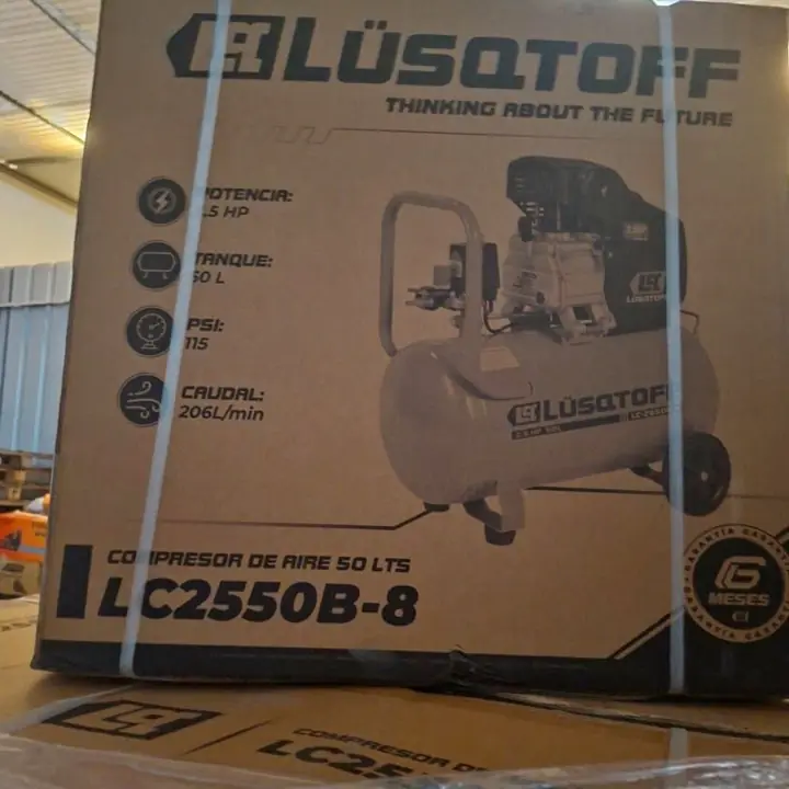 Compresor de aire 50 litros 2.5hp lusqtoff
